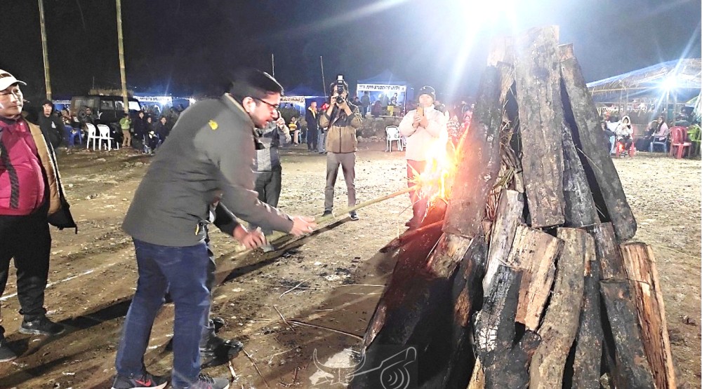 DC Peren Vineet Kumar, IAS gracing the culmination programme of the 6th edition of Peren Winter Carnival cum Orchid Festival on December 10. (DIPR Photo)